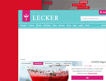 Tablet Screenshot of lecker.de